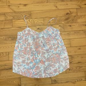 Jessica Simpson paisley swing tank top M